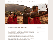 Tablet Screenshot of bush-adventures.com